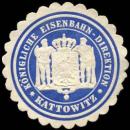 Siegelmarke Königliche Eisenbahn - Direktion - Kattowitz W0229540