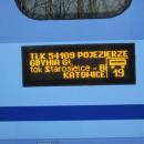 TLK 54109 Pojezierze (Gdynia Gł.-Katowice) Split-flap