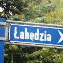 Katowice - ulica Labedzia znak